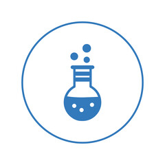 Education science laboratory icon | Circle version icon |