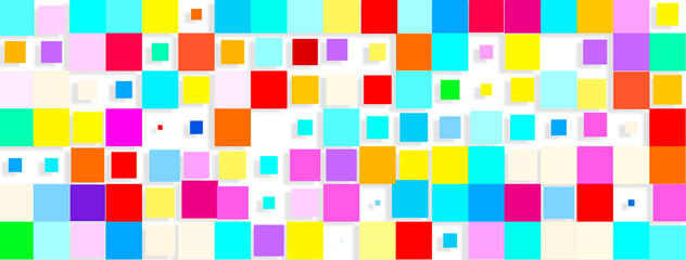abstract background with colorful squares
