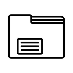 Folder Vector Icon which is suitable for commercial work and easily modify or edit it

