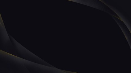 Abstract Black Background Yellow Glare
