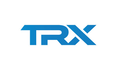 TRX letters Joined logo design connect letters with chin logo logotype icon concept	
