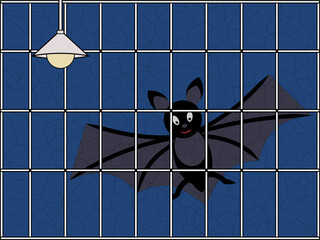 Bat Outside the Window