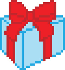 Christmas  icon set pixel art vector illustration.