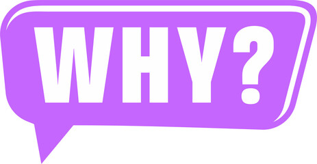 speech bubble with shadow like why icon. concept of chat box for faq or query message. flat style trend modern simple request logotype graphic design web element isolated on white background