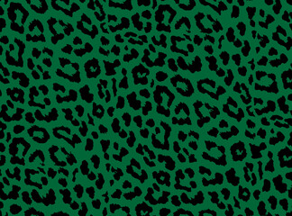 Seamless leopard pattern, animal print.