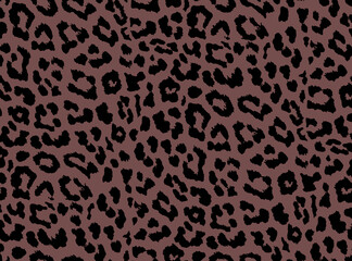 Seamless leopard pattern, animal print.