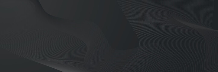 Black wave lines background. vector background sports abstract background black texture