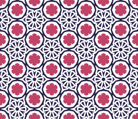 Abstract geometric pattern. A seamless background, vintage texture.