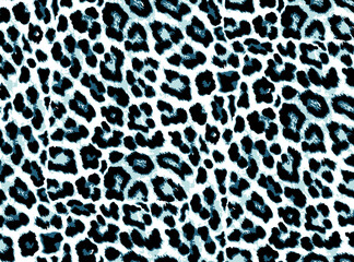 Seamless leopard pattern, animal print.