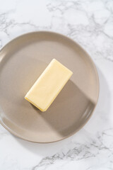 Melting unsalted butter