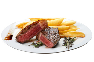 fries with Brazilian picanha