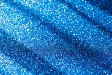 Obraz premium Blue glitter texture