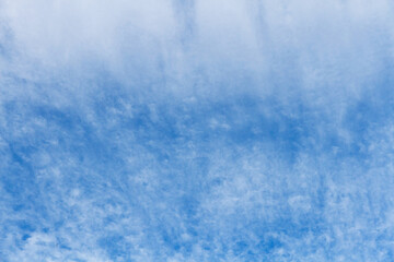 Blue sky with scattered clouds 