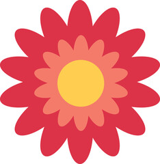 folk art flowers vector