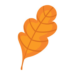 Vector clipart with autumn leaves. Illustration of cozy leaves.