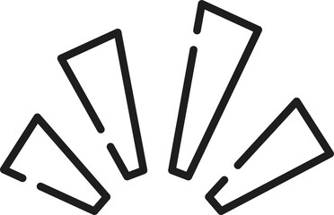 Starburst line doodle sparkle sun light rays beams