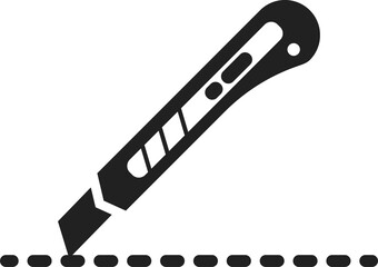 Cutout line and utility knife, stationery cut tool