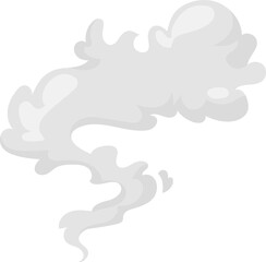 Fume smoke cloud in motion, stream aroma gas vapor