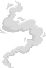 Smoke burst cloud, steam or vapor, puff of gas