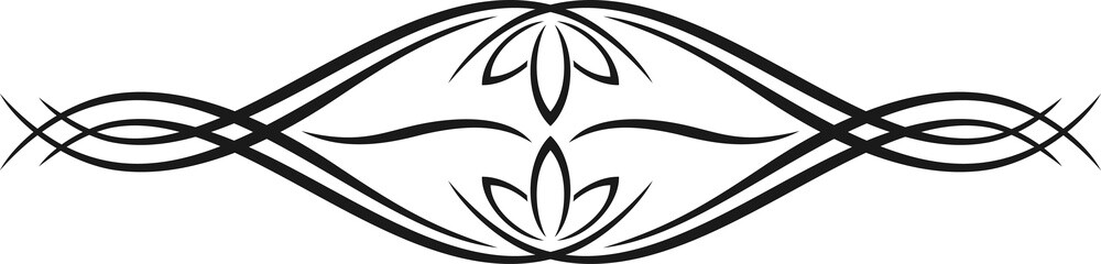 Obraz premium Flourish header, page border text divider scrolls