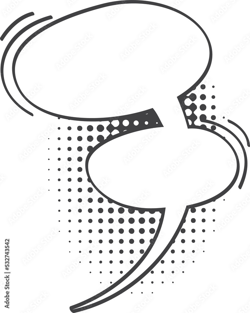 Aufkleber message or chatting box, think memo speech bubble