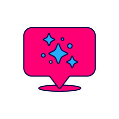 Filled outline Home cleaning service concept icon isolated on white background. Building and house. Vector