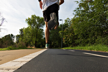 Corriendo por carril bici