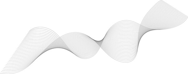 Wave line. Element design wavy stripe