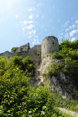 Hohenurach castle ruins in Bad Urach, Germany	