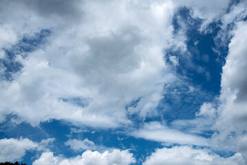 Blue Cloudy Sky Detail
