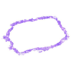 Purple Glitter Border