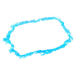 Blue Glitter Border