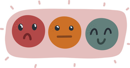 Emoticon in a good mood,3d- illustration