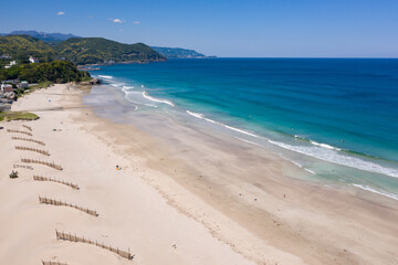 白浜大浜海水浴場 空撮