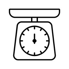 Scale icon. scales sign. Vector illustration