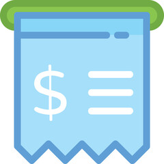 Receipt Vector Icon 