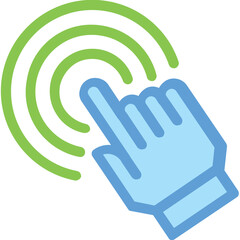 Finger Touch Vector Icon 
