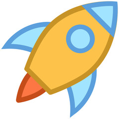 Rocket Vector Icon 