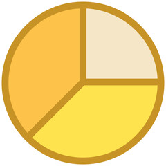 Pie Chart Vector Icon