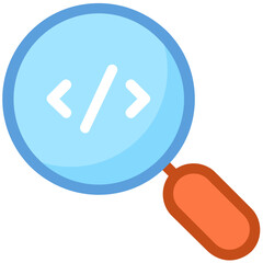 Search HTML Vector Icon