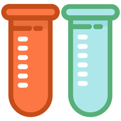 Test Tubes Vector Icon
