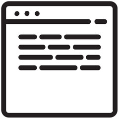 Obraz premium Website Vector Icon