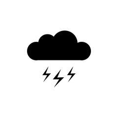 Graphic flat weather icon for your design and website
