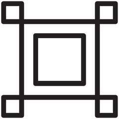 Selection Square Vector Icon 
