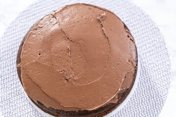 4th of July chocolate cake