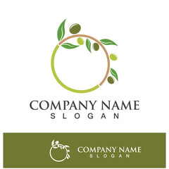 Olive logo images illustration