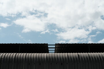 fence against sky