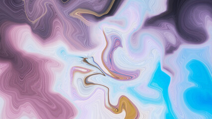 Marble gradient color motion ink in water background abstract wallpaper