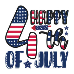 4th of July Sublimation Design