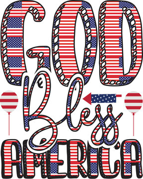 4th Of July Sublimation Design